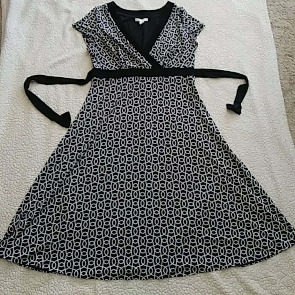 Black and White Dress